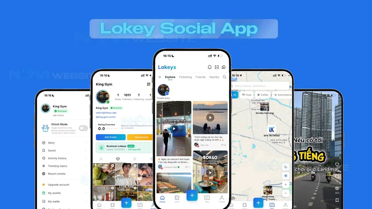 App Mạng Xã Hội Lokeys