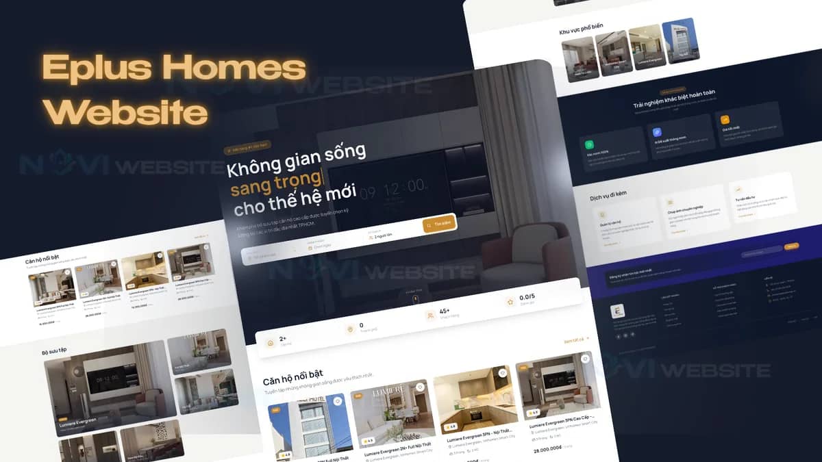 Website Cho Thuê Căn Hộ Cao Cấp EPLUS HOMES
