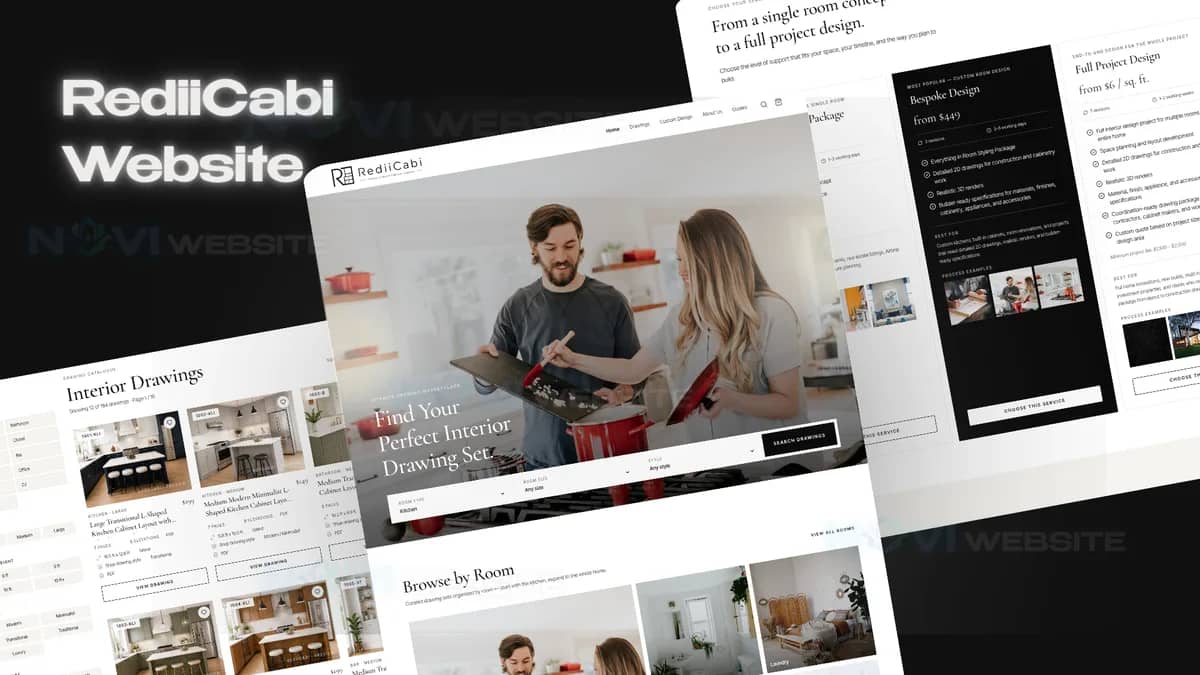 Website Sàn Thương Mại Bản Vẽ Nội Thất RediiCabi