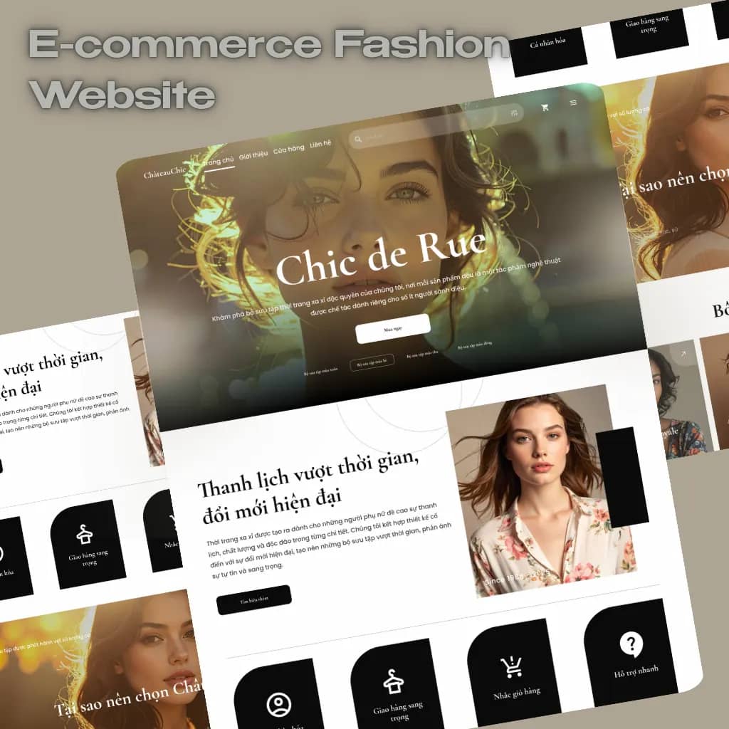 Website Thời trang thương mại điện tử