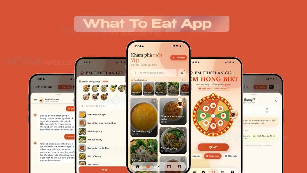 App W2E - Ăn Gì Hôm Nay