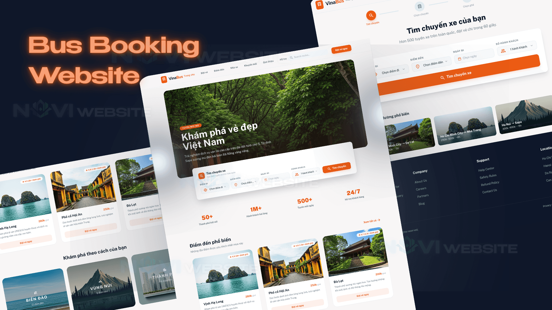 Website Đặt Vé Xe Khách & Tìm Chuyến Trực Tuyến