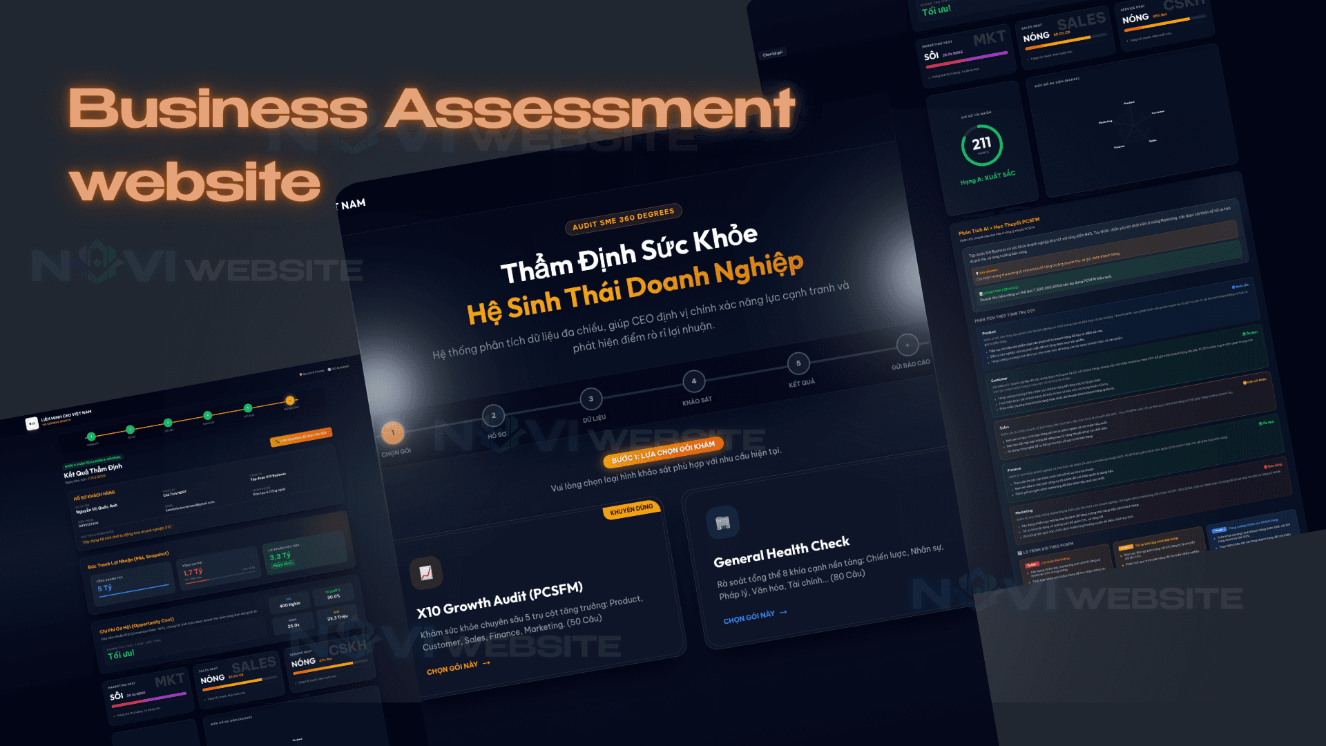 Website Thẩm Định Sức Khỏe Hệ Sinh Thái Doanh Nghiệp