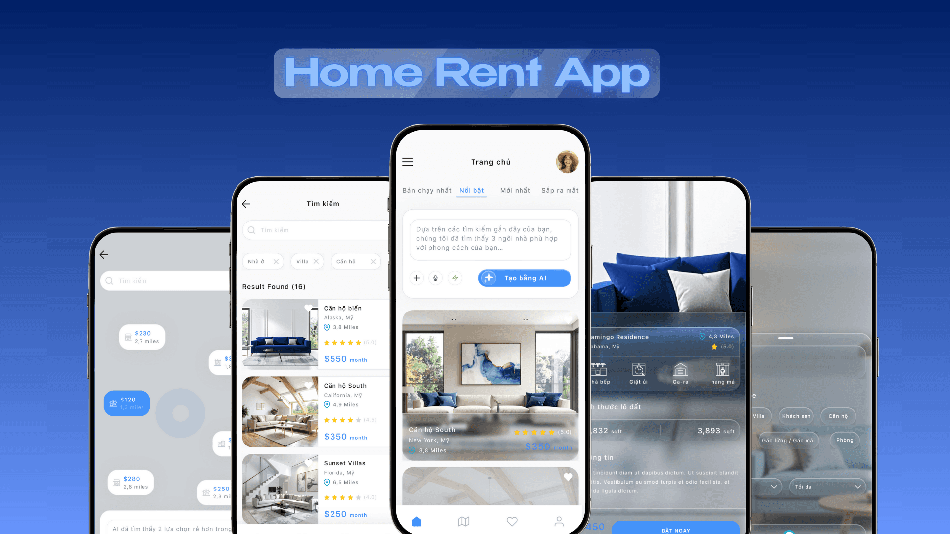 App thuê nhà AI