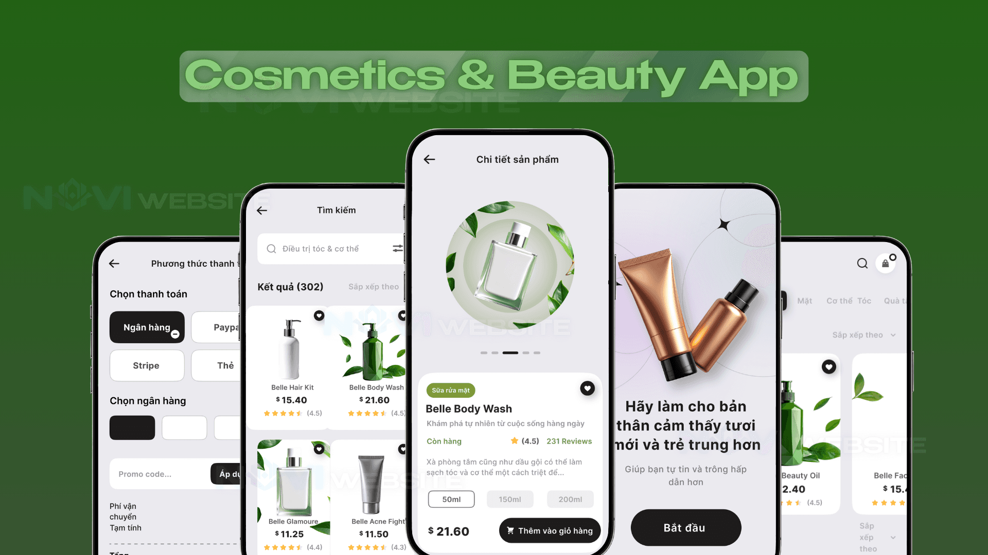App TMĐT mỹ phẩm