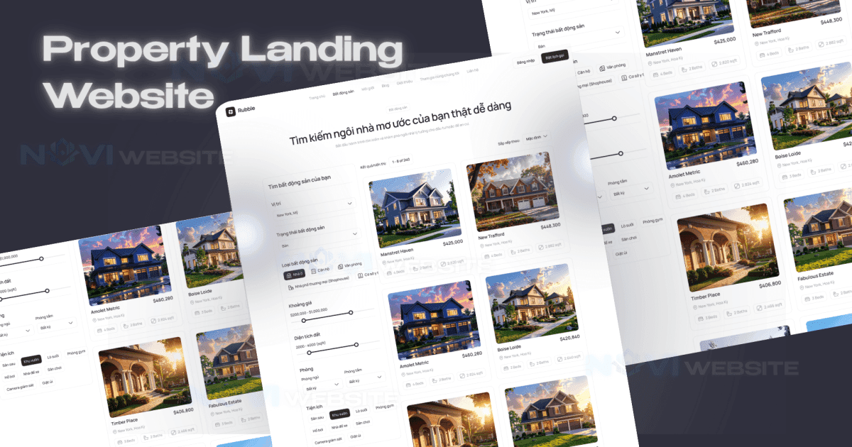 Website dự án bất động sản