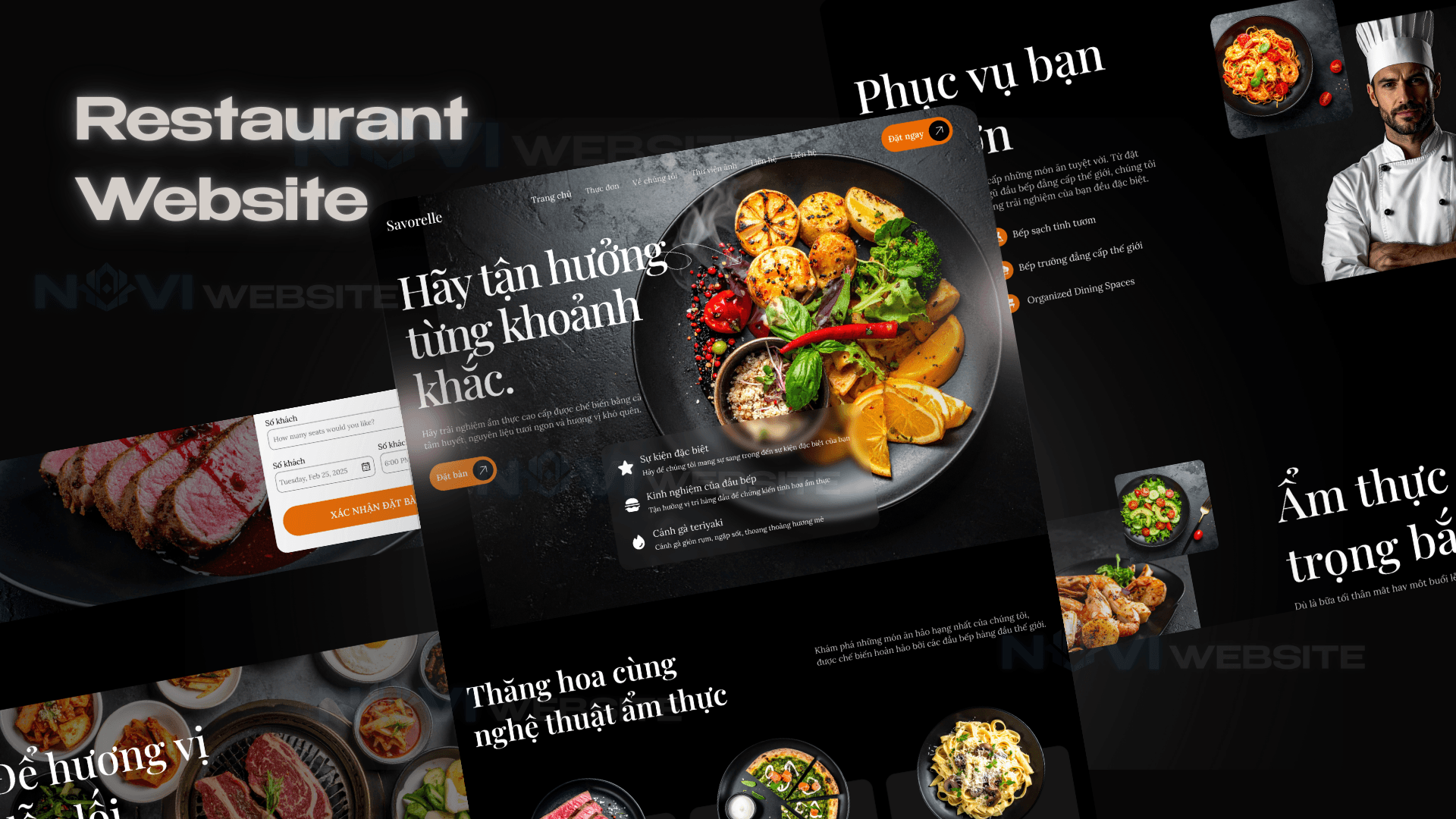 Website nhà hàng