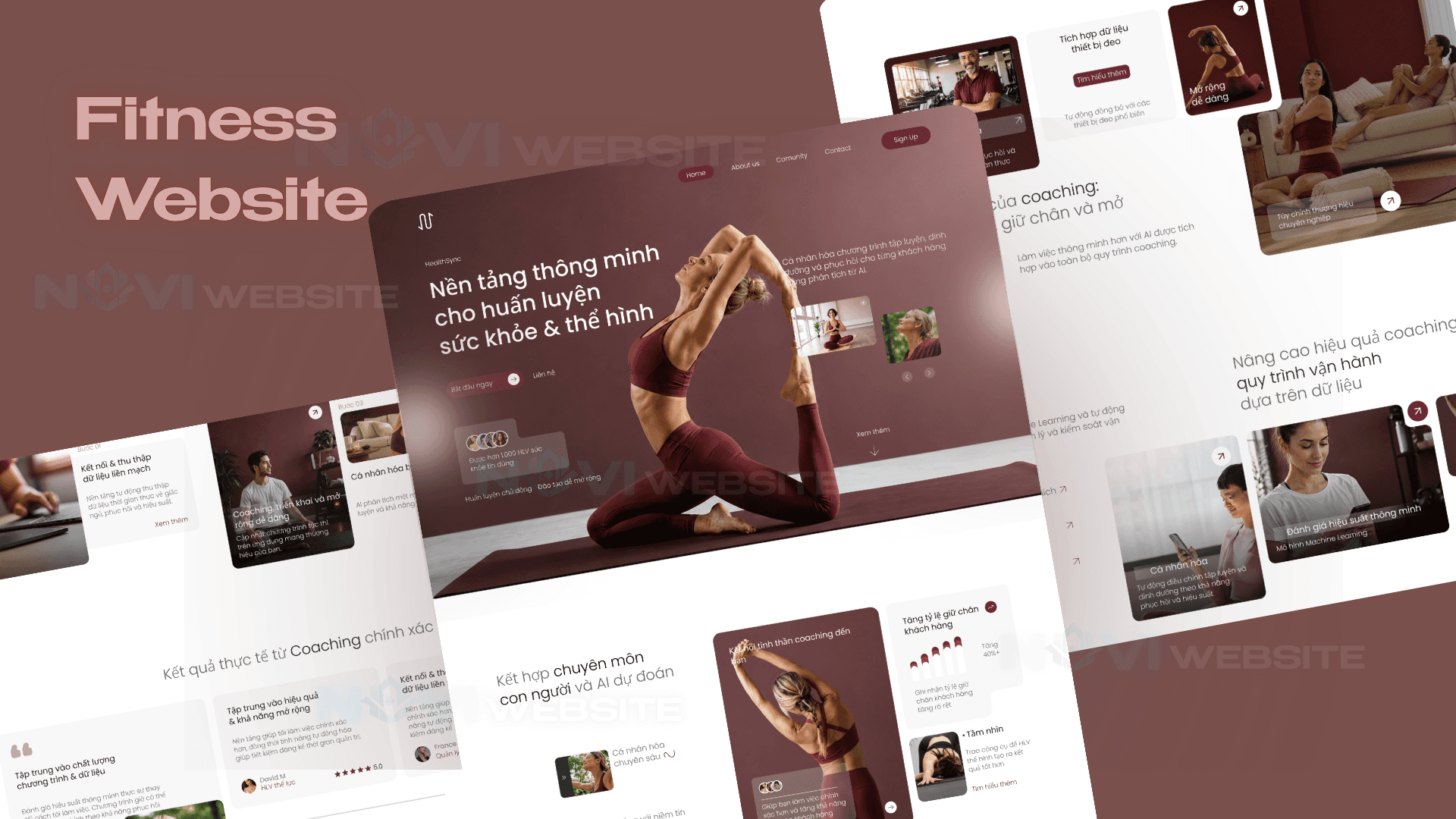 Website Nền Tảng Huấn Luyện Sức Khỏe & Thể Hình HealthSync
