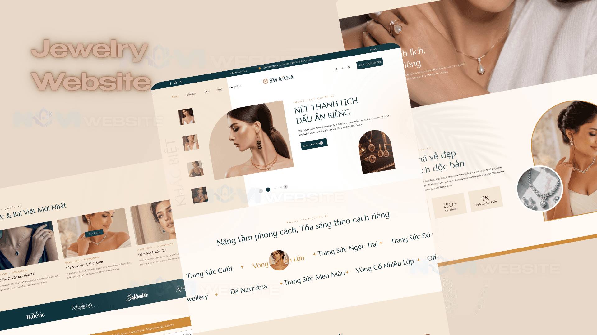 Website Thương Mại Điện Tử Trang Sức Cao Cấp