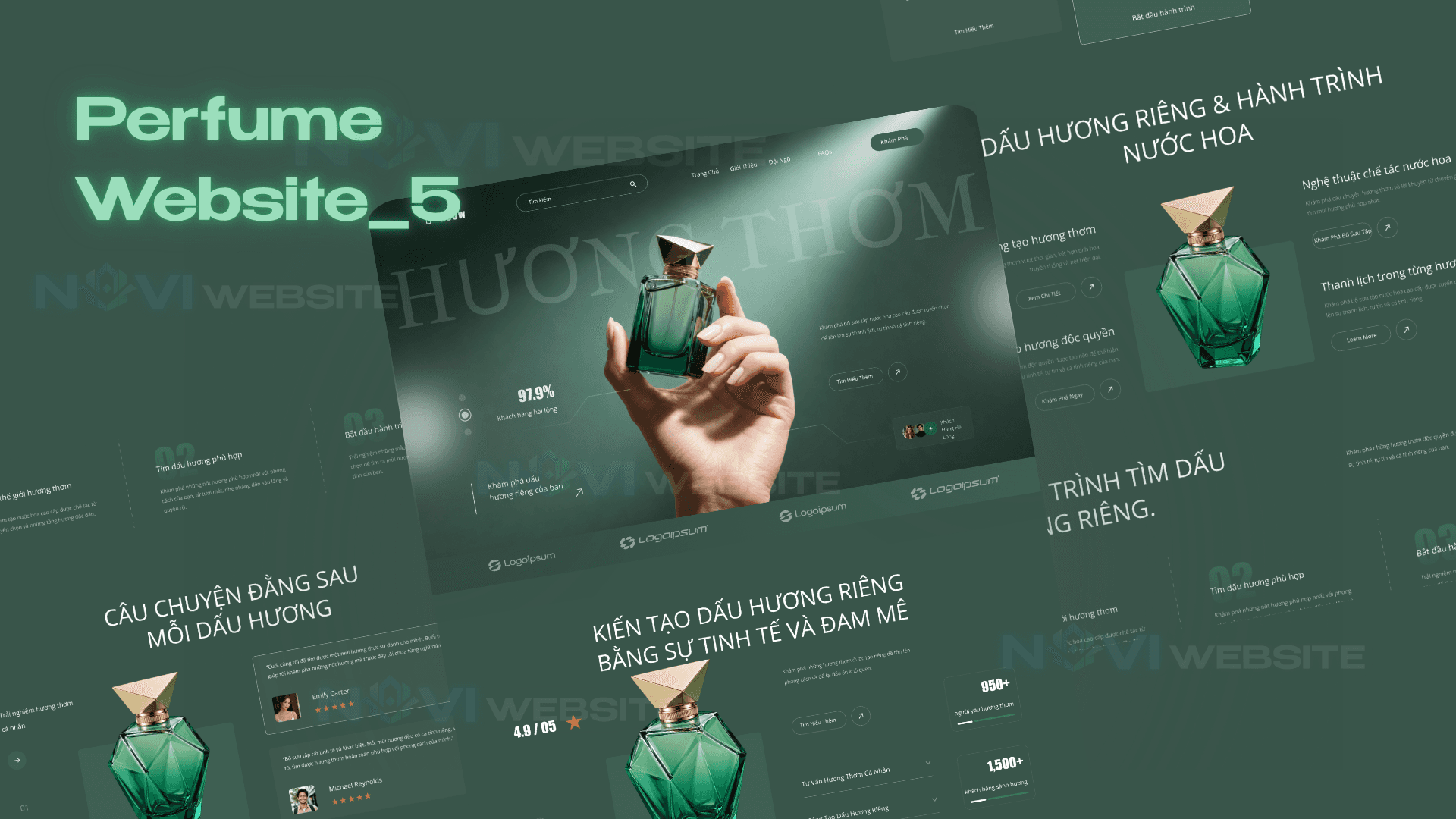Website Thương Hiệu Nước Hoa Cao Cấp XEOW