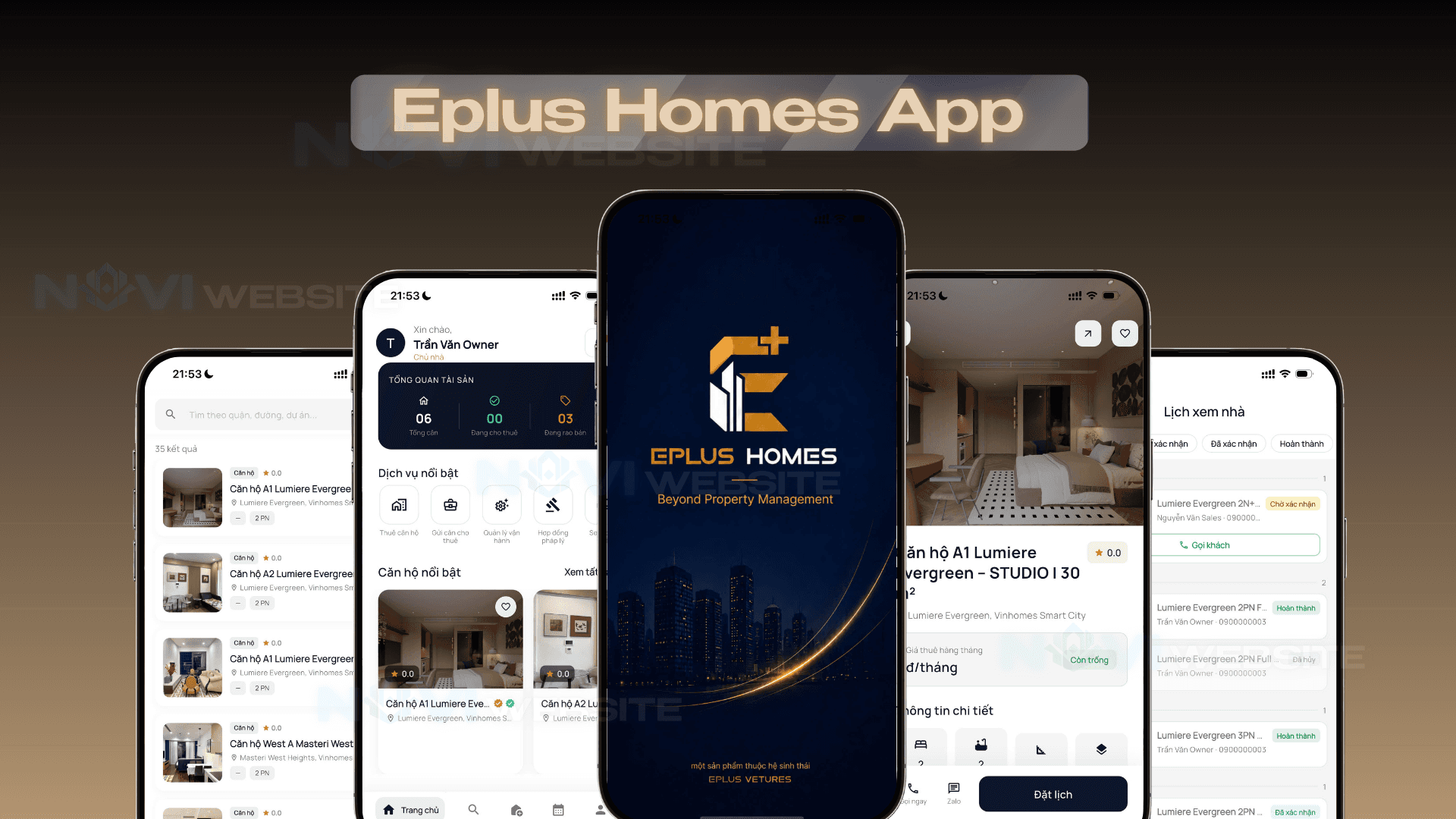 Ứng Dụng Quản Lý & Cho Thuê Bất Động Sản EPLUS HOMES