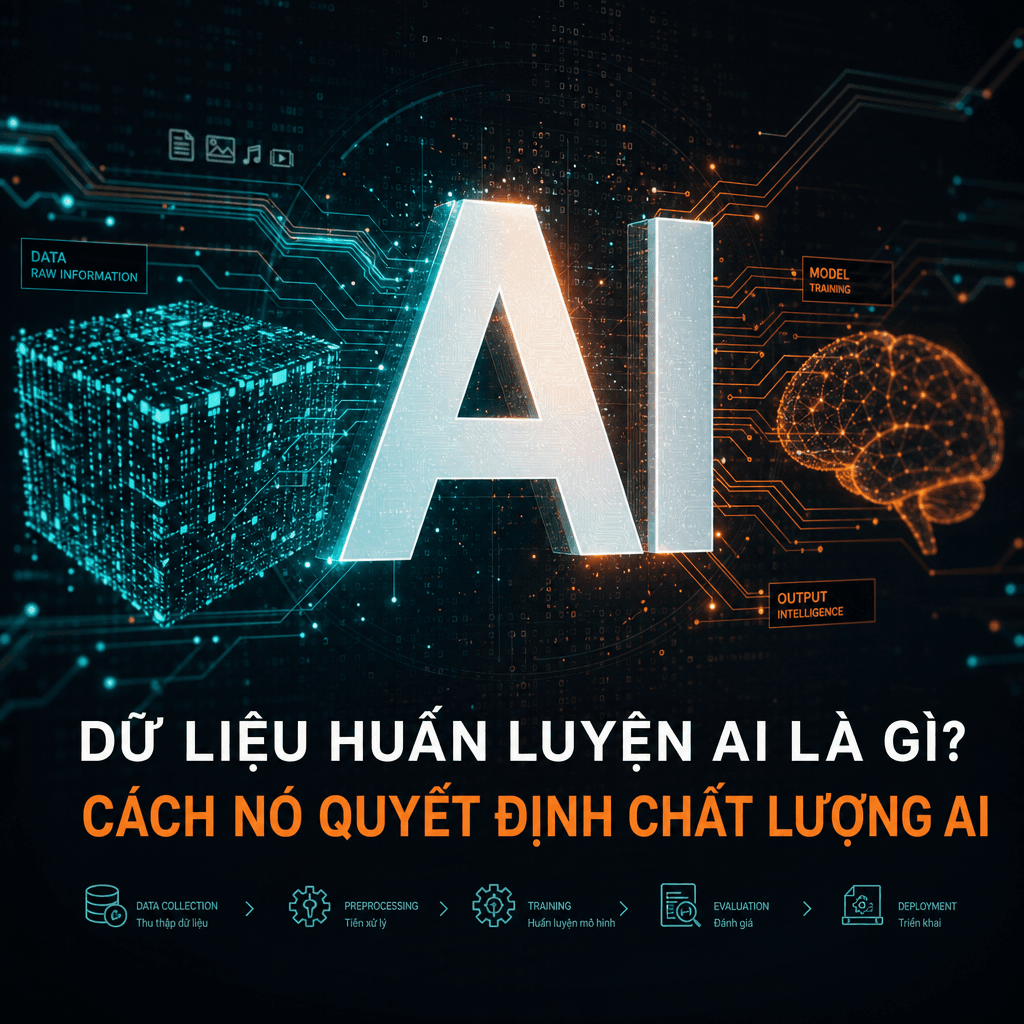 Dữ liệu huấn luyện AI là gì? Cách nó quyết định chất lượng AI