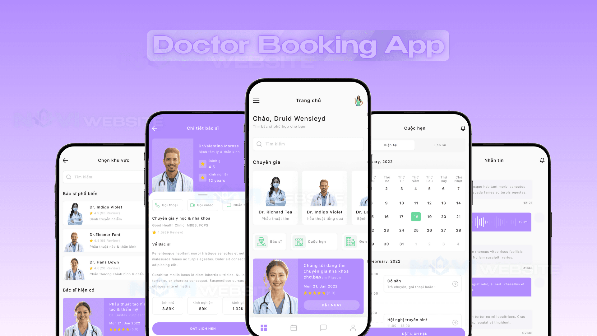 App đặt lịch khám bác sĩ