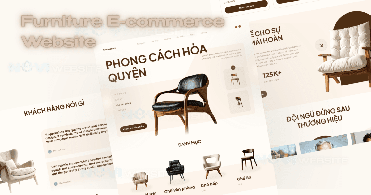 Website thương mại điện tử nội thất