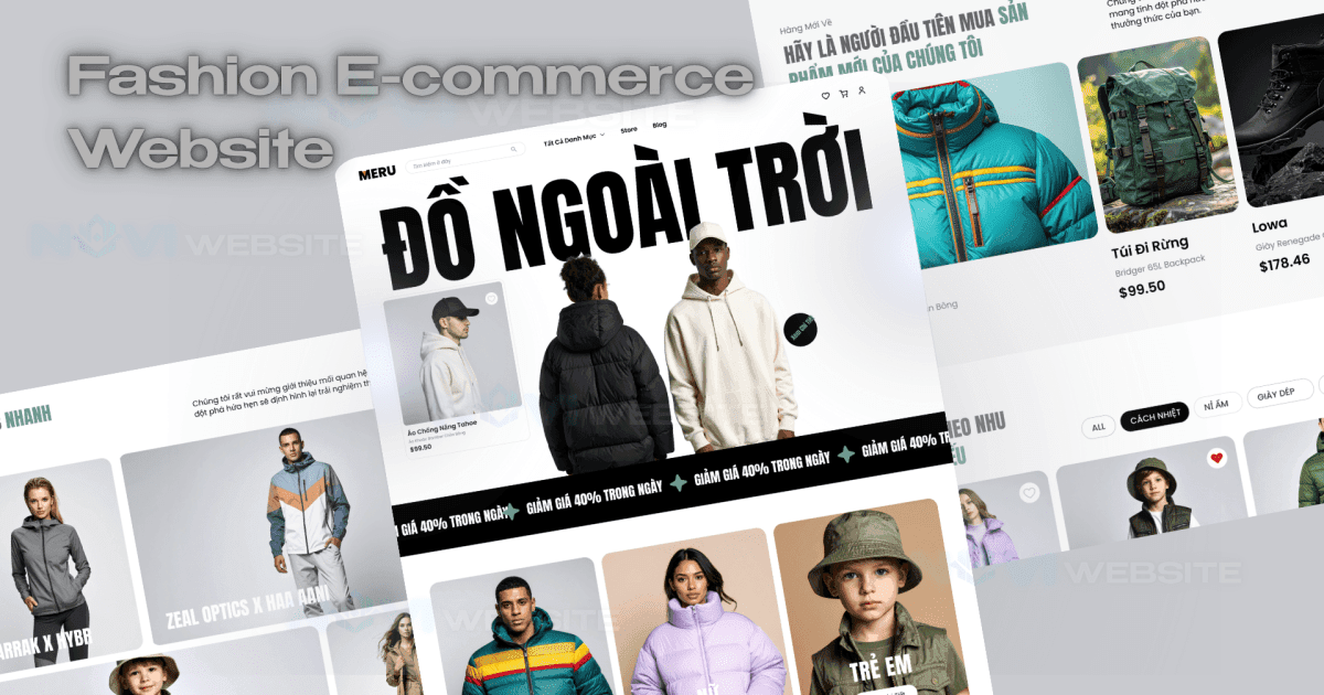 Website thương mại điện tử thời trang
