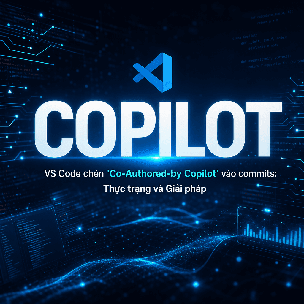 VS Code chèn 'Co-Authored-by Copilot' vào commits: Thực trạng và Giải pháp