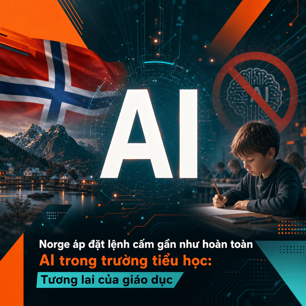 Norge áp đặt lệnh cấm gần như hoàn toàn AI trong trường tiểu học: Tương lai của giáo dục