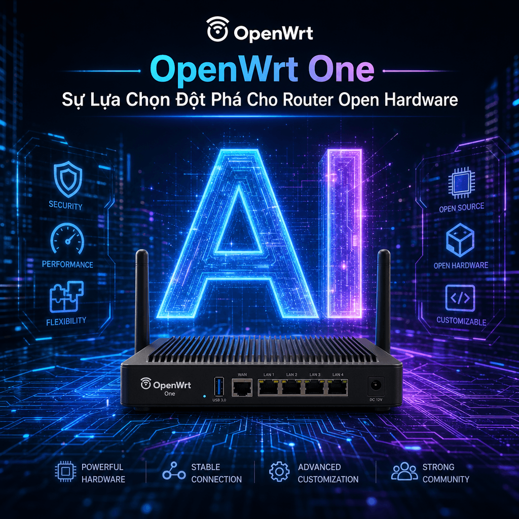 OpenWrt One – Sự Lựa Chọn Đột Phá Cho Router Open Hardware