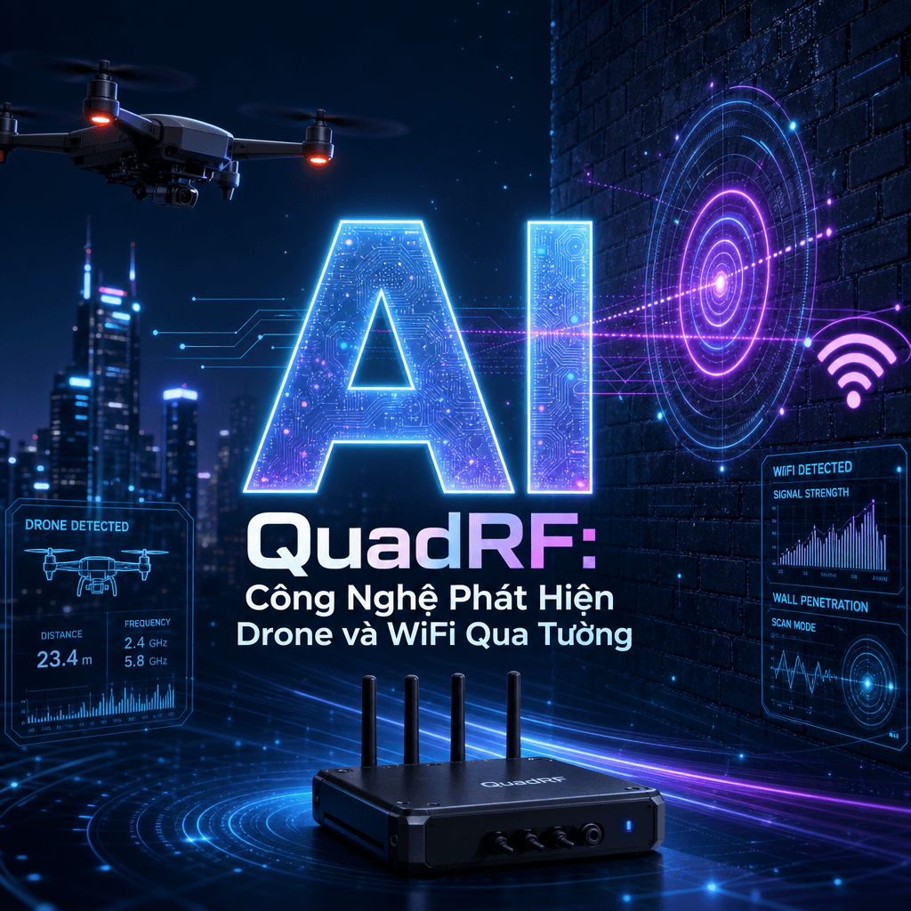 QuadRF: Công Nghệ Phát Hiện Drone và WiFi Qua Tường