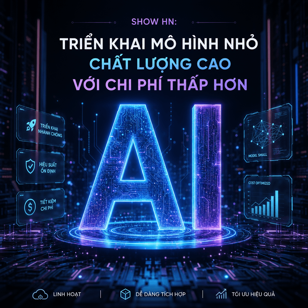 Show HN: Triển Khai Mô Hình Nhỏ Chất Lượng Cao Với Chi Phí Thấp Hơn