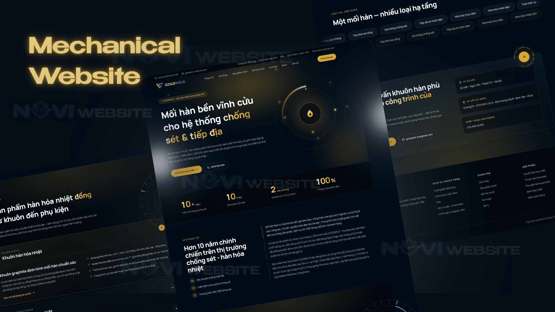 Website Thiết Bị Hàn Hóa Nhiệt, Chống Sét & Tiếp Địa GOLDWEL