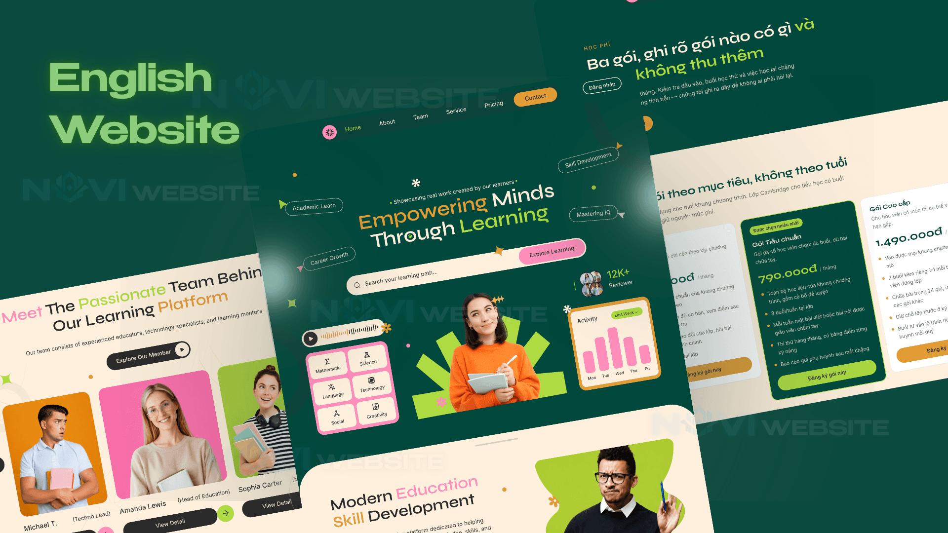 Website Nền Tảng Học Tiếng Anh & Phát Triển Kỹ Năng