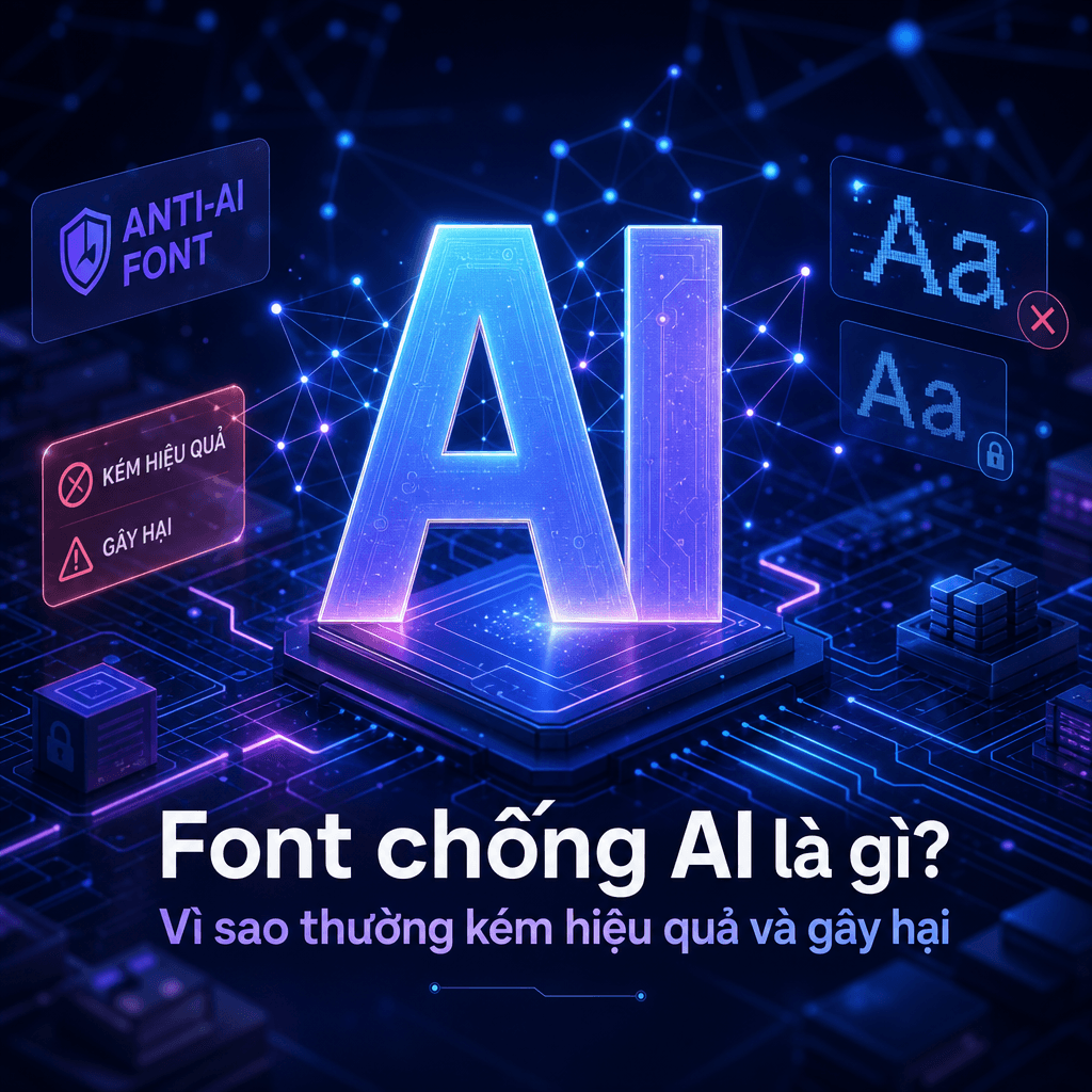 Font chống AI là gì? Vì sao thường kém hiệu quả và gây hại