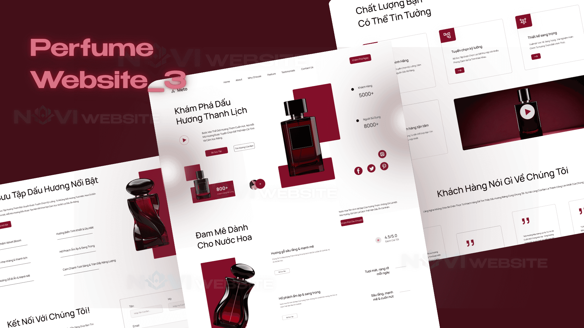 Website Thương Hiệu Nước Hoa Cao Cấp