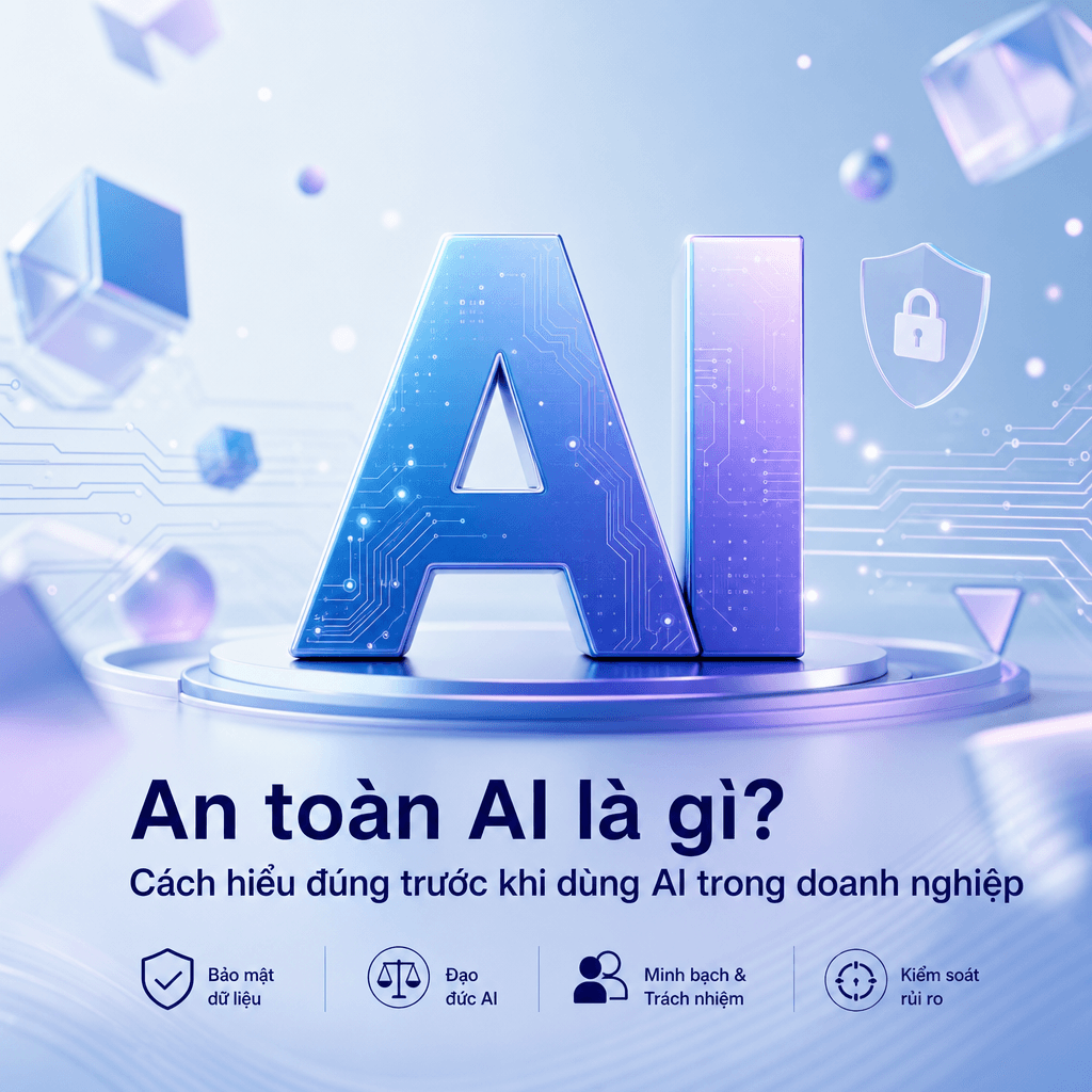 An toàn AI là gì? Cách hiểu đúng trước khi dùng AI trong doanh nghiệp