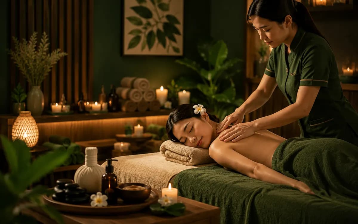 Massage trị liệu thư giãn — đặt lịch spa online