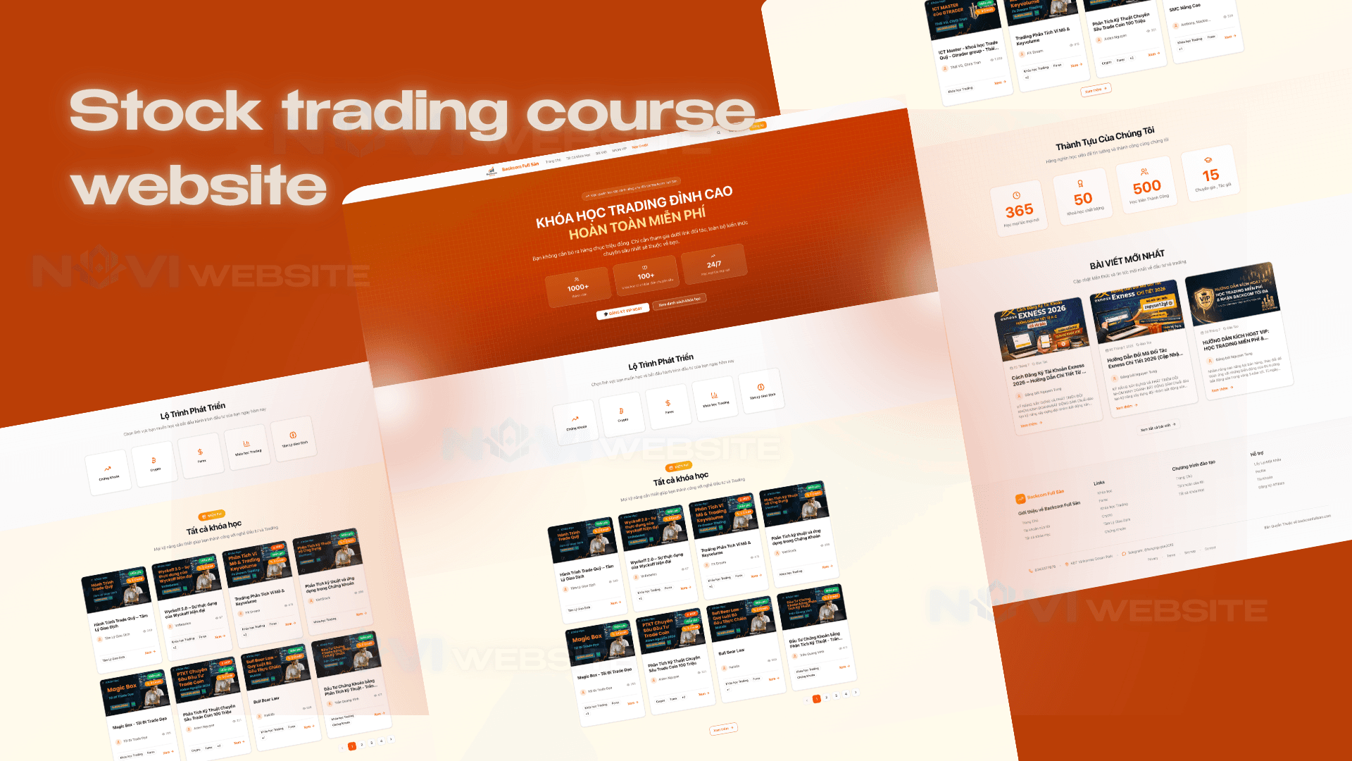 Website Khóa Học Trading & Chứng Khoán