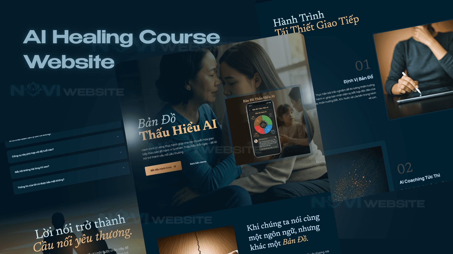 Website Khóa Học AI & Chữa Lành Cảm Xúc — ảnh 1