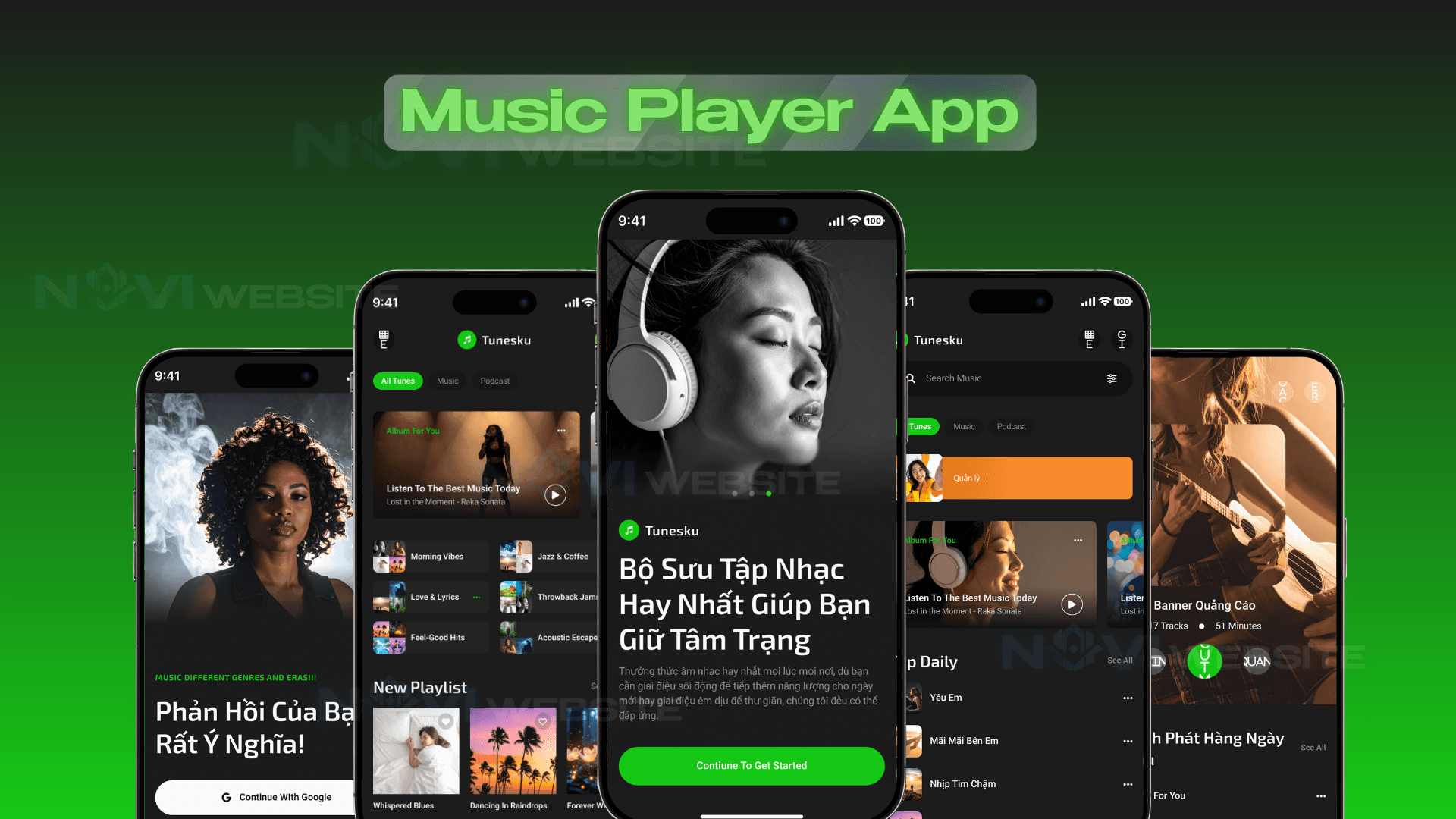 App nghe nhạc streaming