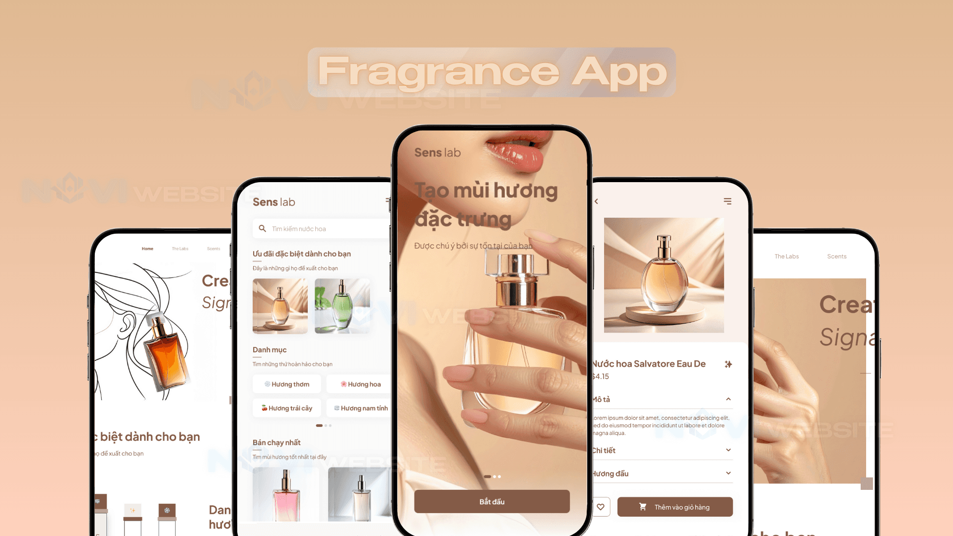 App nước hoa làm đẹp