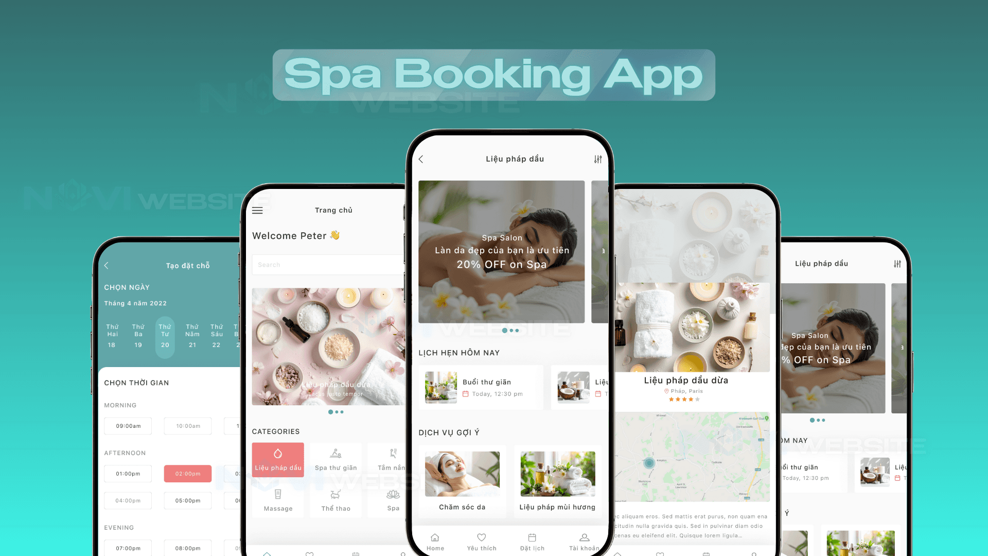 App spa salon làm đẹp