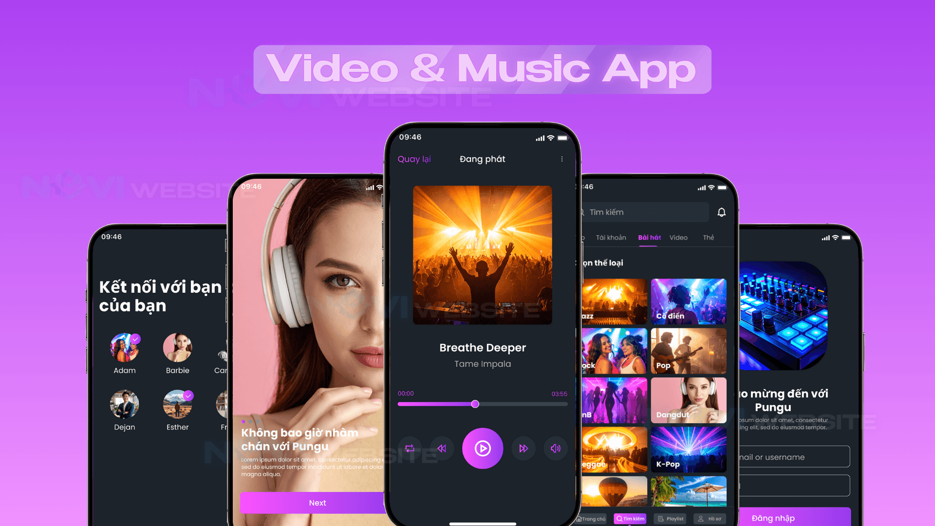 App xem video nghe nhạc