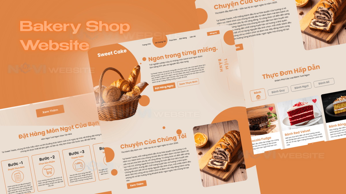 Website Bánh ngọt
