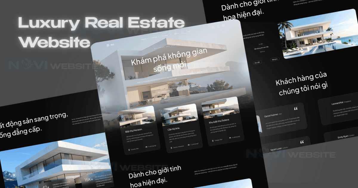 Website bất động sản cao cấp