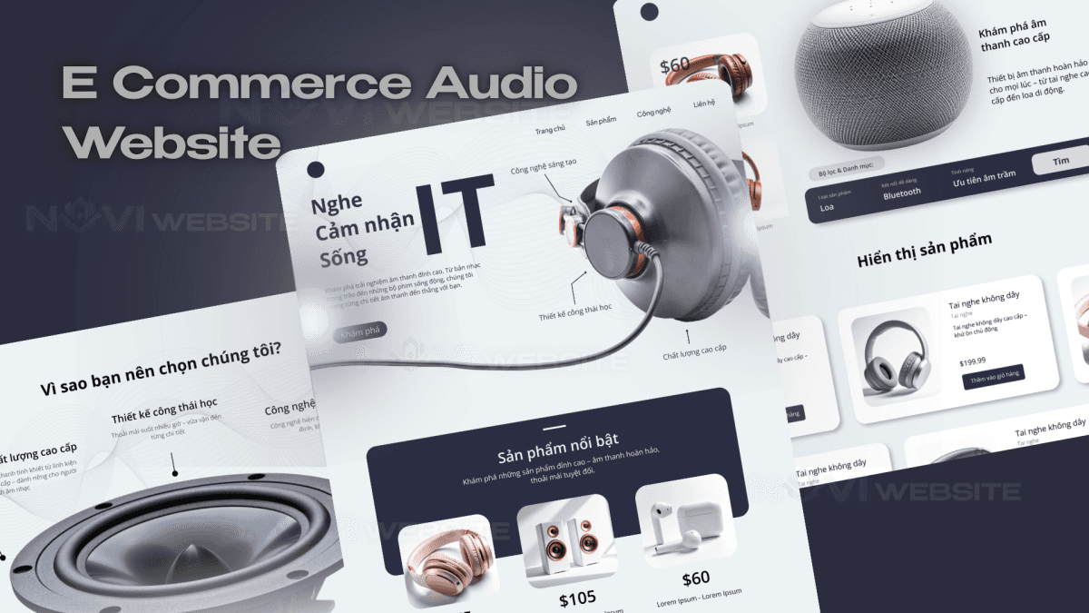 Website E-Commerce Audio