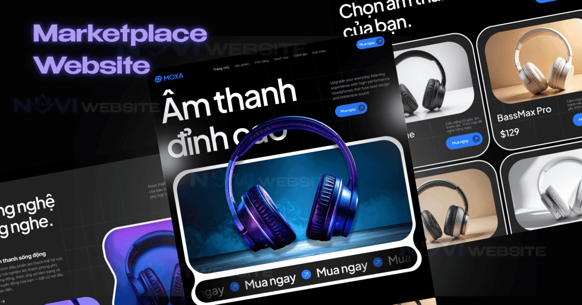 Website sàn giao dịch marketplace — ảnh 1