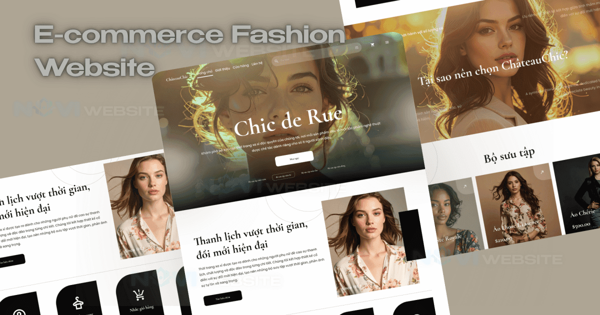 Website thời trang thương mại điện tử & Fashion Journal — ảnh 1