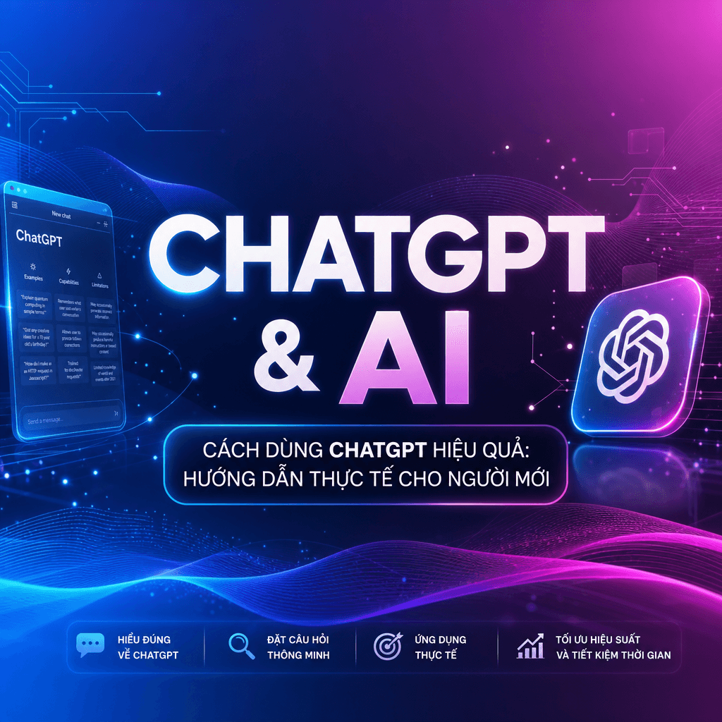 Cách dùng ChatGPT hiệu quả: hướng dẫn thực tế cho người mới