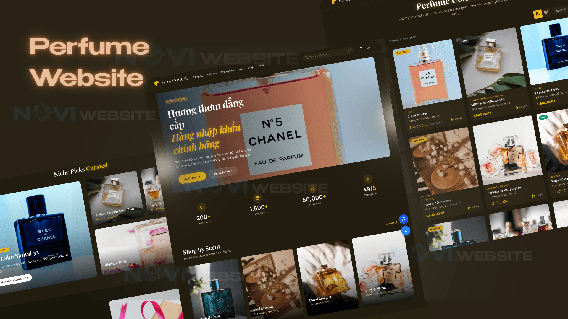 Website Thương Mại Điện Tử Nước Hoa Cao Cấp
