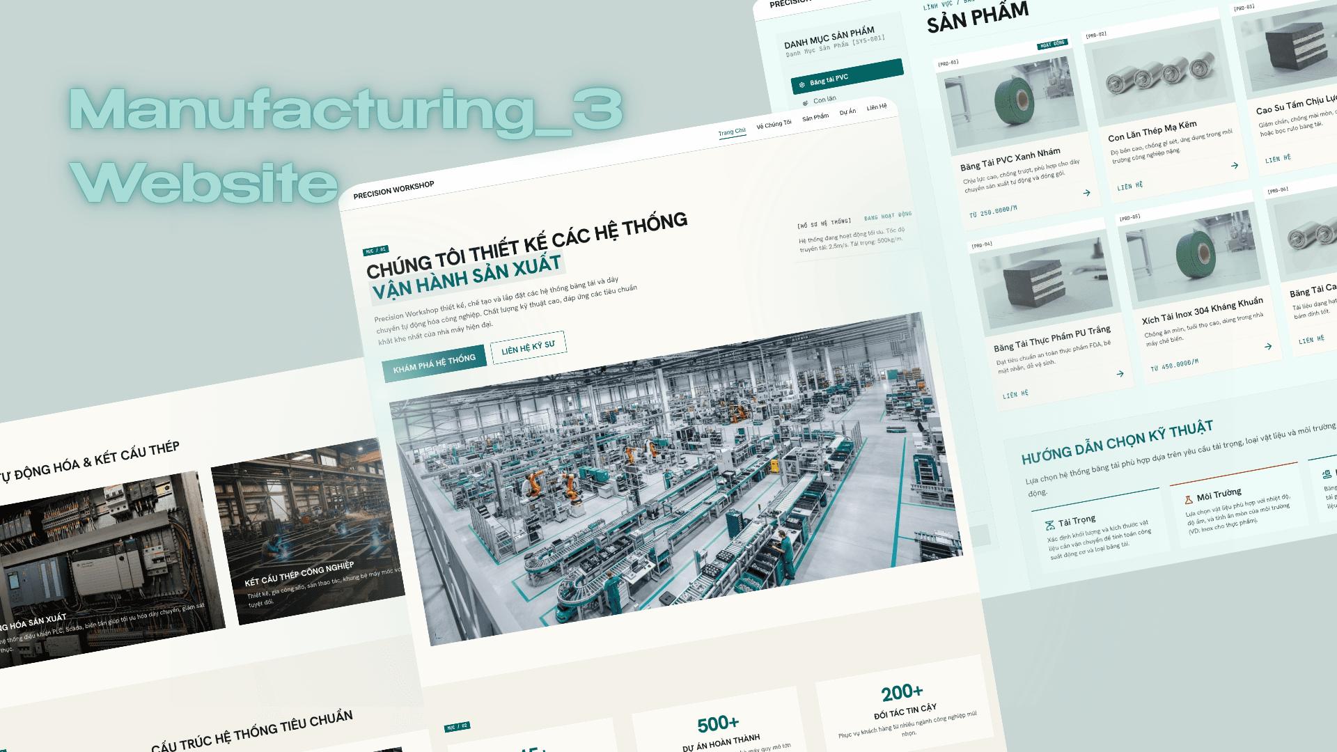 Website Thiết Kế Hệ Thống Sản Xuất & Thiết Bị Công Nghiệp Pr