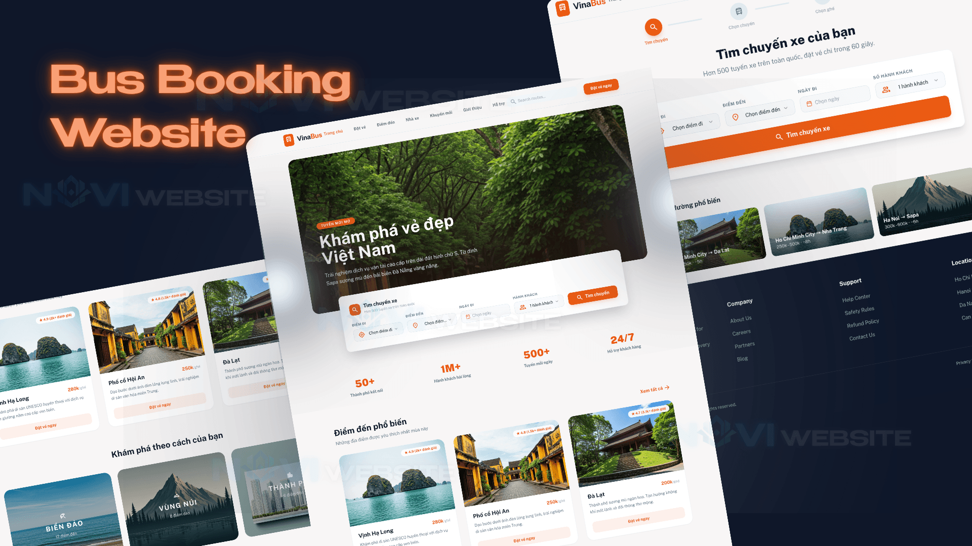 Website Đặt Vé Xe Khách & Tìm Chuyến Trực Tuyến