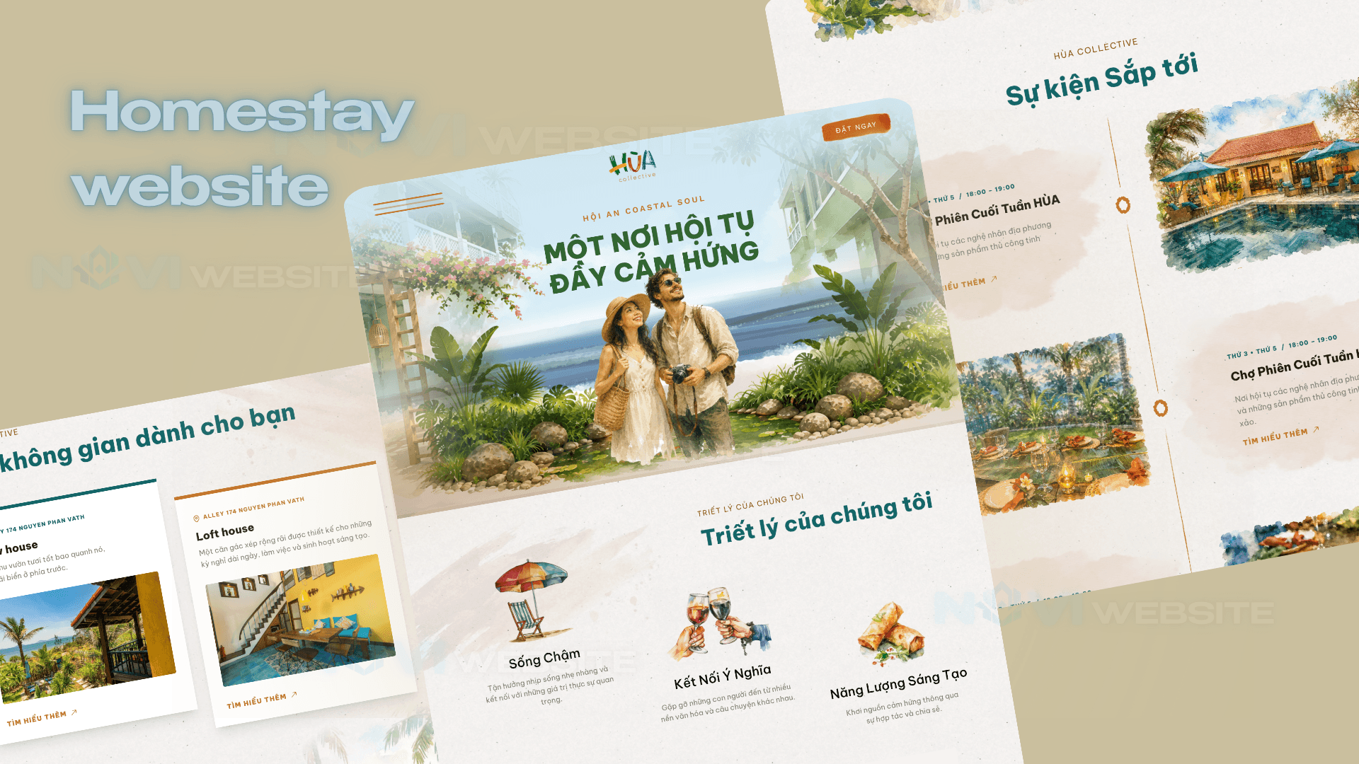 Website Homestay Hội An