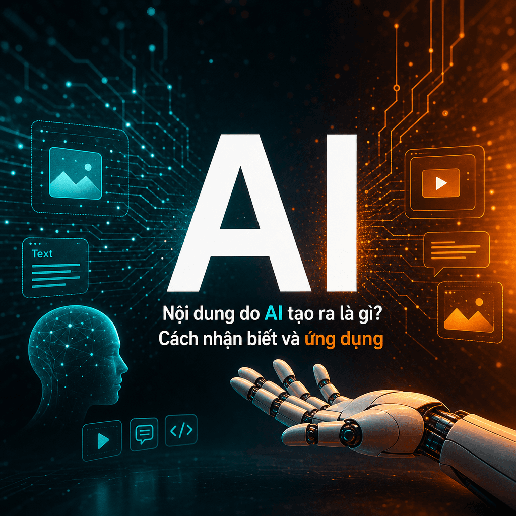 Nội dung do AI tạo ra là gì? Cách nhận biết và ứng dụng