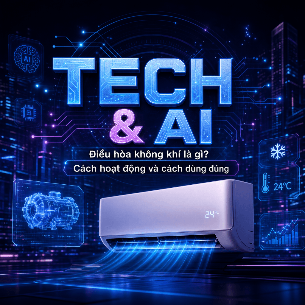 Điều hòa không khí là gì? Cách hoạt động và cách dùng đúng