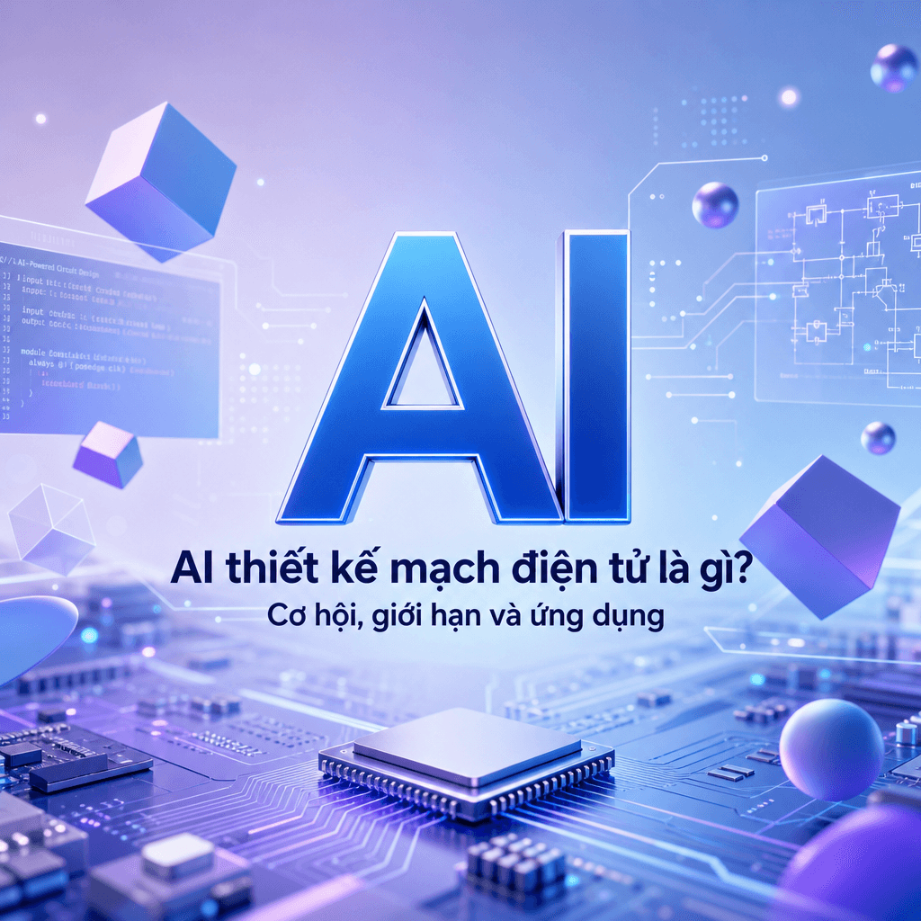 AI thiết kế mạch điện tử là gì? Cơ hội, giới hạn và ứng dụng