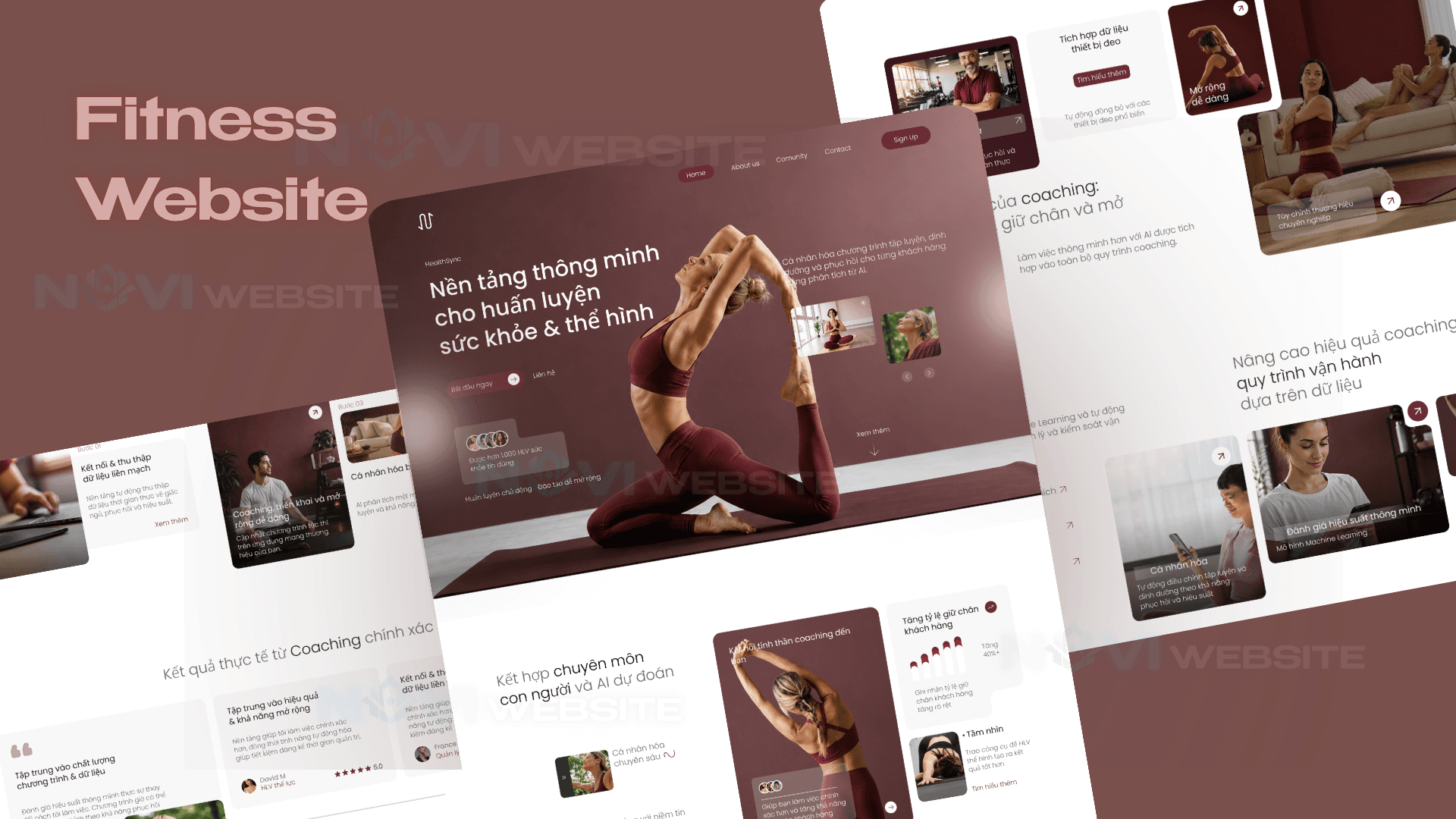 Website Nền Tảng Huấn Luyện Sức Khỏe & Thể Hình HealthSync